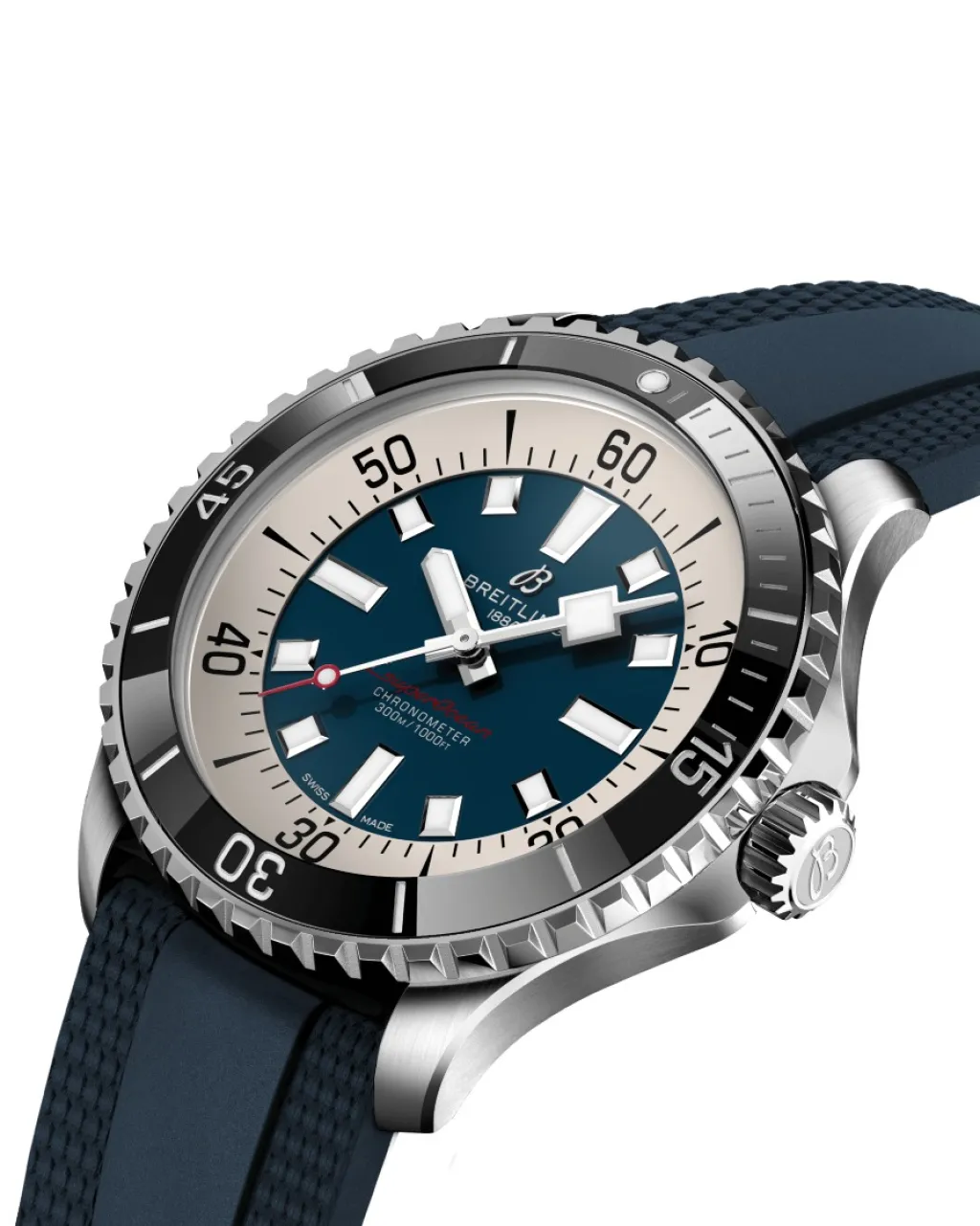 Sale SuperOcean Automatic 44 mm blå Dykkerklokker | Til Han