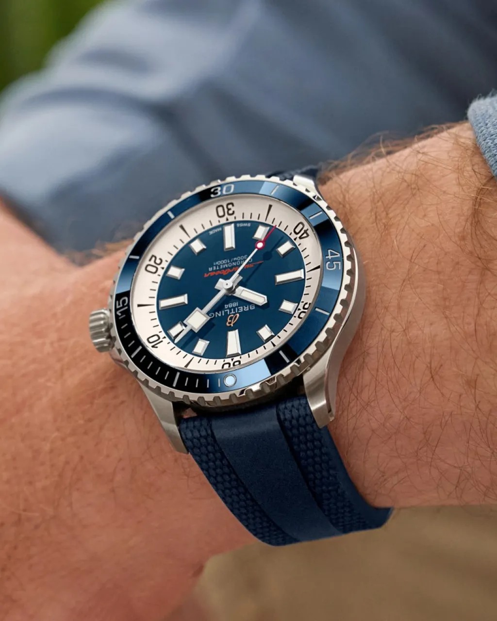 Sale Superocean Automatic 42 mm blå Dykkerklokker | Til Han