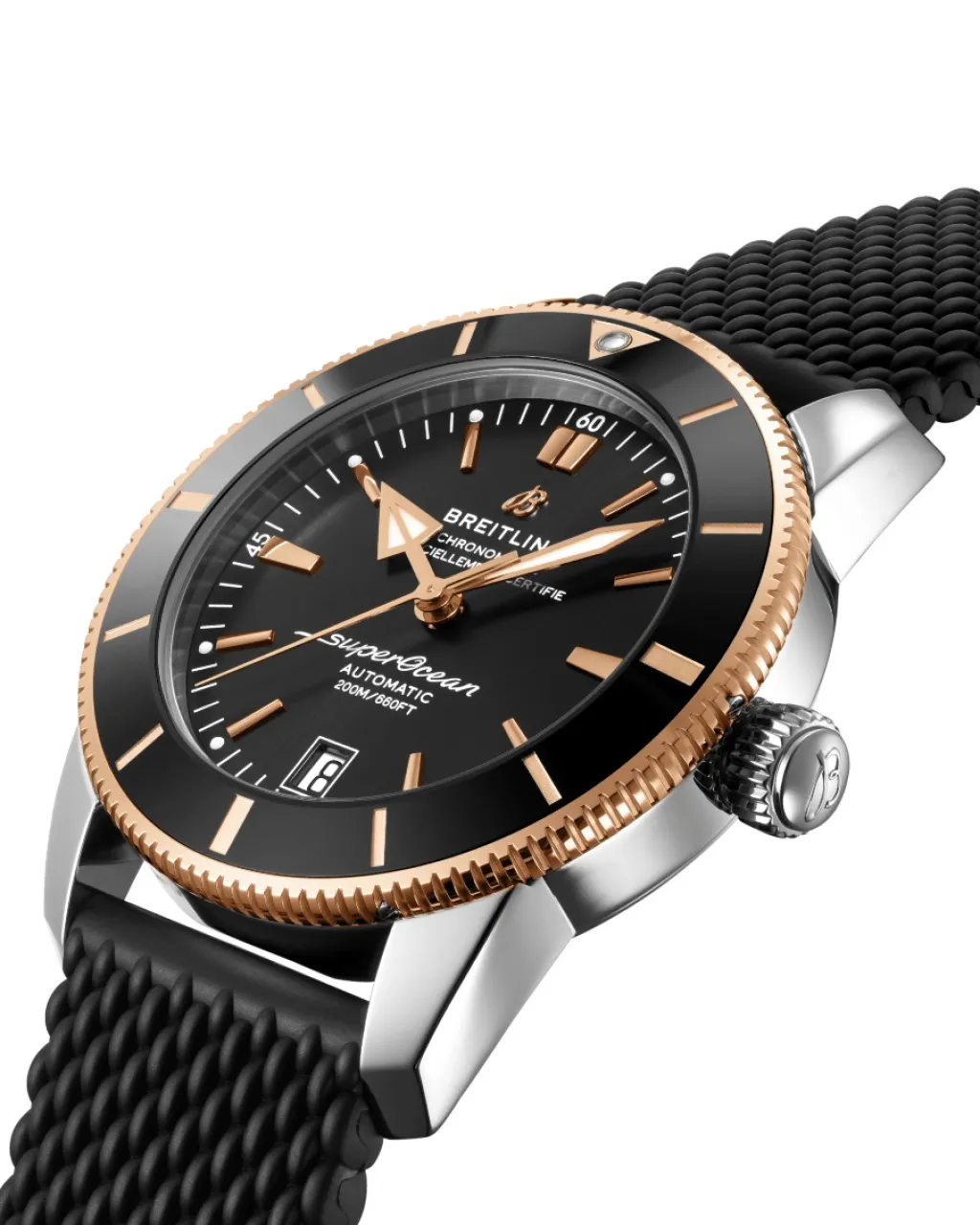 Best Superocean Heritage B20 Automatic 42 mm sort skive Dykkerklokker | Til Han