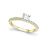 New Bridal Eternity diamantring i gult gull 0,70 ct Ringer