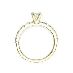 Online Bridal Eternity diamantring i gult gull 0,50 ct Ringer