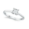 New Bridal Eternity enstens diamantring cushion 0,70 ct Ringer