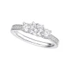 Best Bridal Eternity Positano 3-stens diamantring 1,00ct Ringer