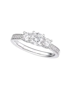 Best Bridal Eternity Positano 3-stens diamantring 1,00ct Ringer