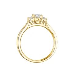 Online Bridal Eternity trestens diamantring 0,40 ct Ringer