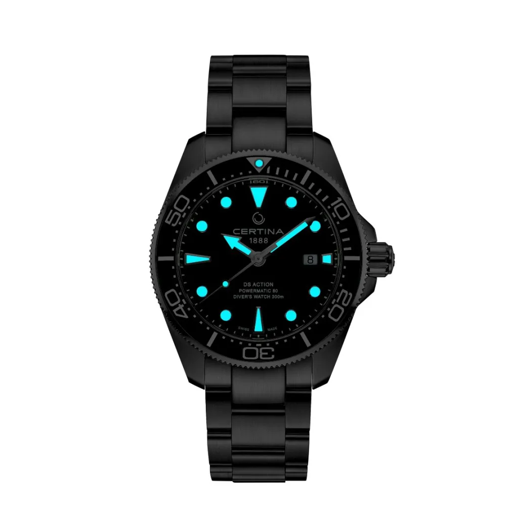Online DS Action Diver Powermatic 43 mm Dykkerklokker | Til Han