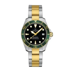 Outlet DS Action Diver sort skive 38 mm Dykkerklokker | Two Tone Klokker