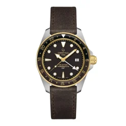 New DS Action GMT Powermatic 80 41 mm svart Til Han | Two Tone Klokker