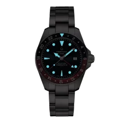 Fashion DS Action GMT Powermatic 80 41 mm Blå Dykkerklokker | Til Han