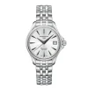 Fashion DS Action sølvfarget skive  med diamanter 33,80 mm Klokker Med Diamanter | Til Henne