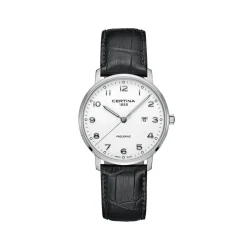 Fashion DS Caimano 39 mm svart skinnrem Til Han