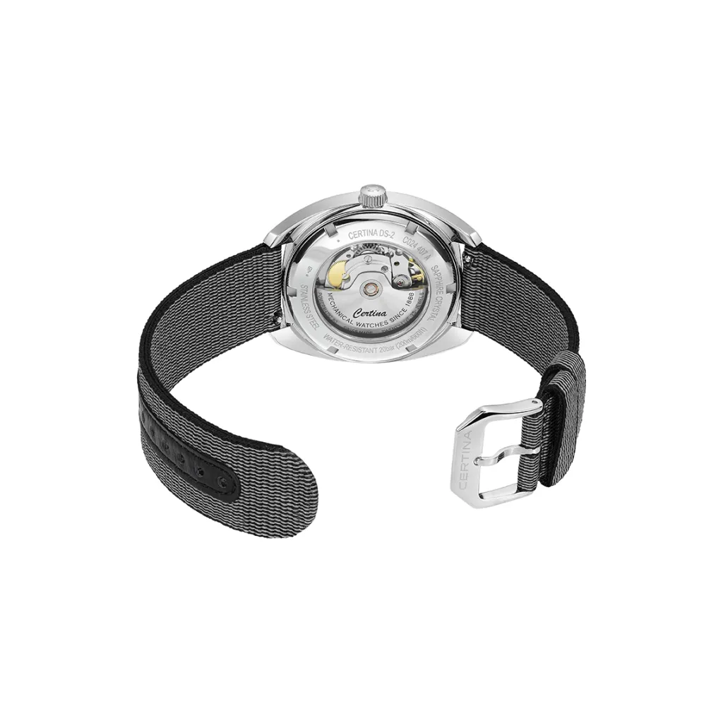 Clearance DS-2 Powermatic sølv 40 mm Til Han