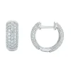 Clearance 1,90 ct diamantøreringer hvitt gull Ørepynt