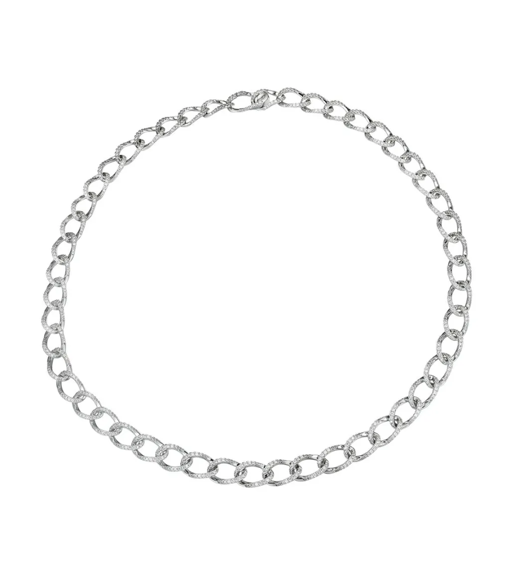 New Diamant collier med 879 brillianter 4,23 ct Halssmykker