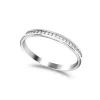 Outlet Diamant rekkering hvitt gull 0,09 ct Ringer