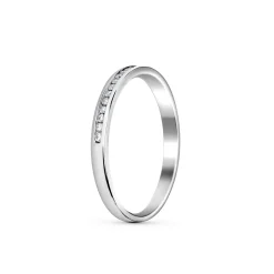 Outlet Diamant rekkering hvitt gull 0,09 ct Ringer