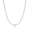 Fashion Diamant tenniskjede med hjerte 3,6 ct Halssmykker