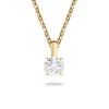 Sale Diamantanheng 0,25 ct gult gull Elegance Forever Halssmykker