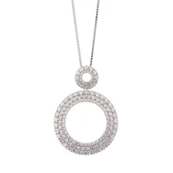 Sale Diamantanheng 3,21 ct W/SI Halssmykker