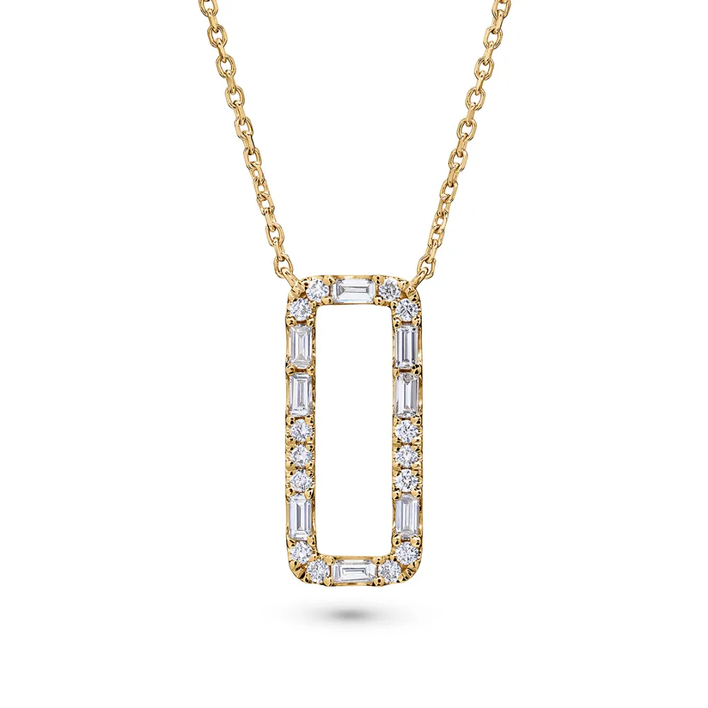 Outlet Diamantanheng med kjede 0,40 ct Halssmykker