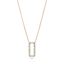 Outlet Diamantanheng med kjede 0,40 ct Halssmykker
