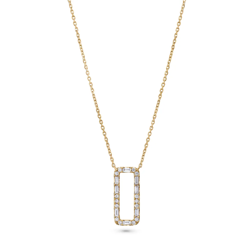 Outlet Diamantanheng med kjede 0,40 ct Halssmykker