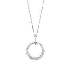 Discount Diamantanheng ring 1,00 ct Halssmykker