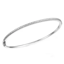 Discount Diamantarmring 0,68ct i hvitt gull Armbånd