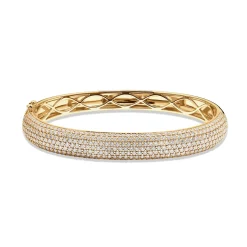 Outlet Diamantarmring i gult gull 4,80 ct Armbånd