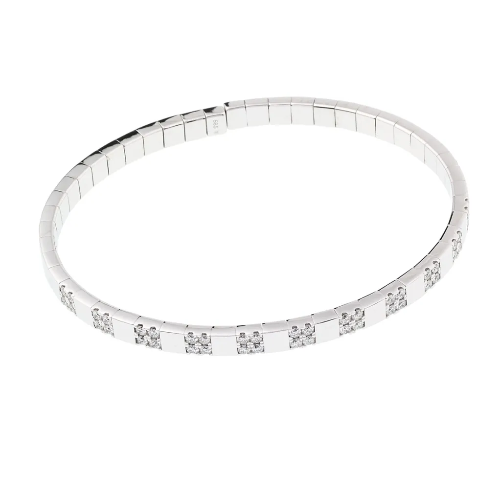 Best Diamantarmring i hvitt gull Armbånd