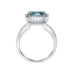 Best Diamanter og blå topas antique ring Ringer
