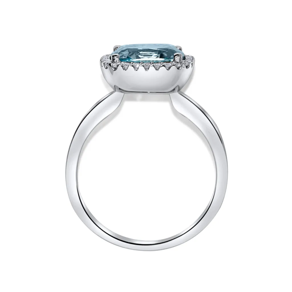 Best Diamanter og blå topas antique ring Ringer
