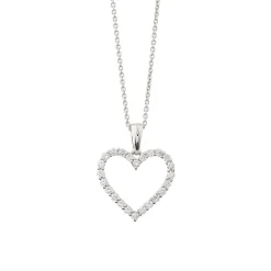 Outlet Diamanthjerte 0,50 carat Halssmykker