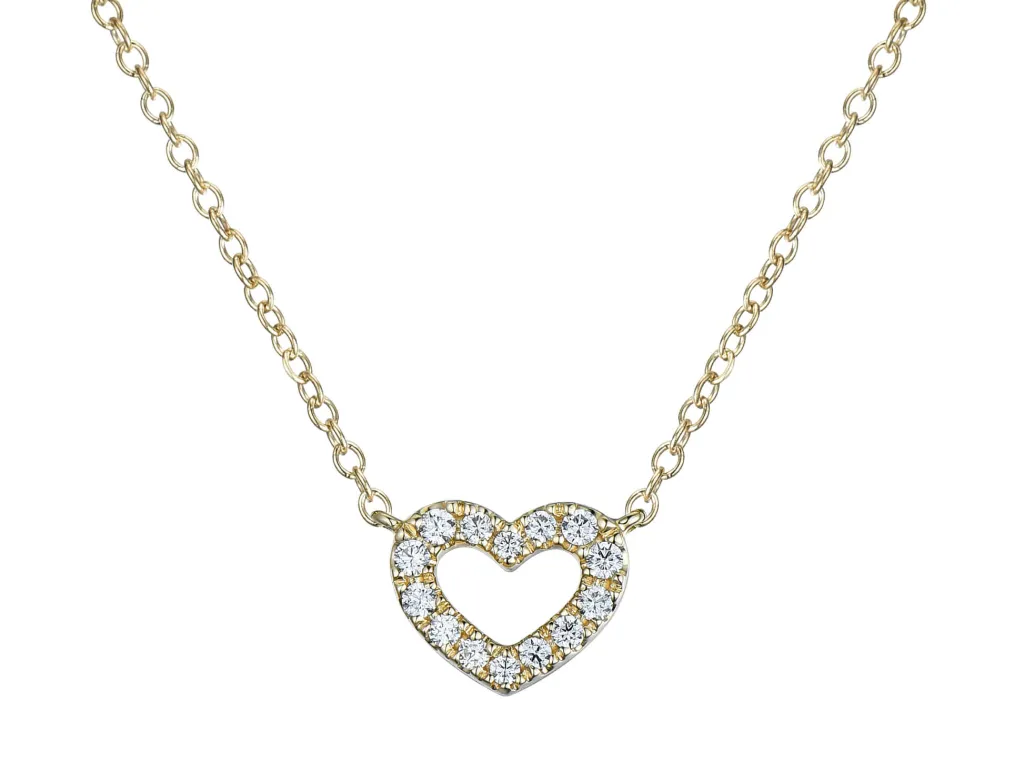 Clearance Diamanthjerte 0,10 carat Halssmykker