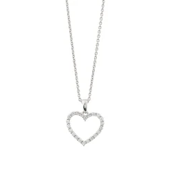 Outlet Diamanthjerte 0,25 ct W/SI Halssmykker