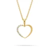 Online Diamanthjerte gult gull 0,07 ct Halssmykker