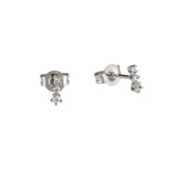 Sale Diamantørepynt i hvitt gull 0,09 ct W.SI Ørepynt