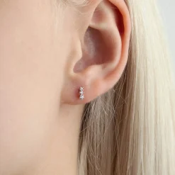 Sale Diamantørepynt i hvitt gull 0,09 ct W.SI Ørepynt