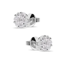 New Diamantørepynt rosett 0,65 ct Ørepynt