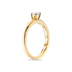 Best Diamantring 0,25 ct Elegance Forever gult gull Ringer