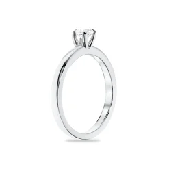 Sale Diamantring 0,25 ct hvitt gull Elegance Forever Ringer