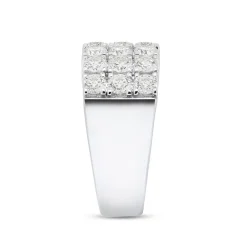 Clearance Diamantring 2,0 ct trippel alliansering Ringer