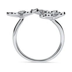 Best Diamantring blomster 0,43 ct Ringer