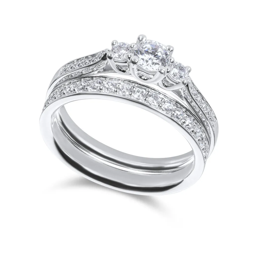 New Diamantring Bridal Eternity Positano 0,40 ct Ringer