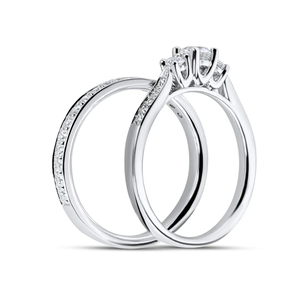 New Diamantring Bridal Eternity Positano 0,40 ct Ringer