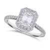 Best Diamantring emerald cut 1,00 carat Ringer