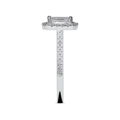 Best Diamantring emerald cut 1,00 carat Ringer