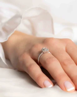 Best Diamantring emerald cut 1,00 carat Ringer