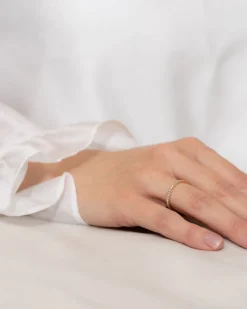 Outlet Diamantring gult gull - Full Eternity Venice 0,50 ct Ringer