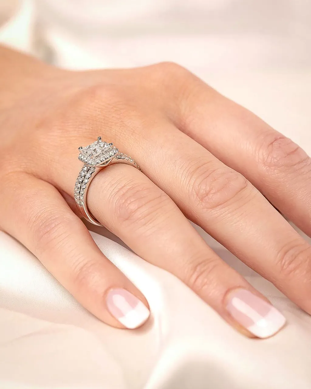 New Diamantring hvitt gull 1,40 ct W/SI Ringer